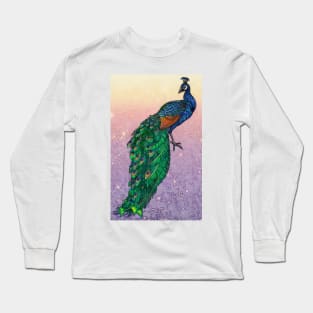 Starry Peacock Long Sleeve T-Shirt